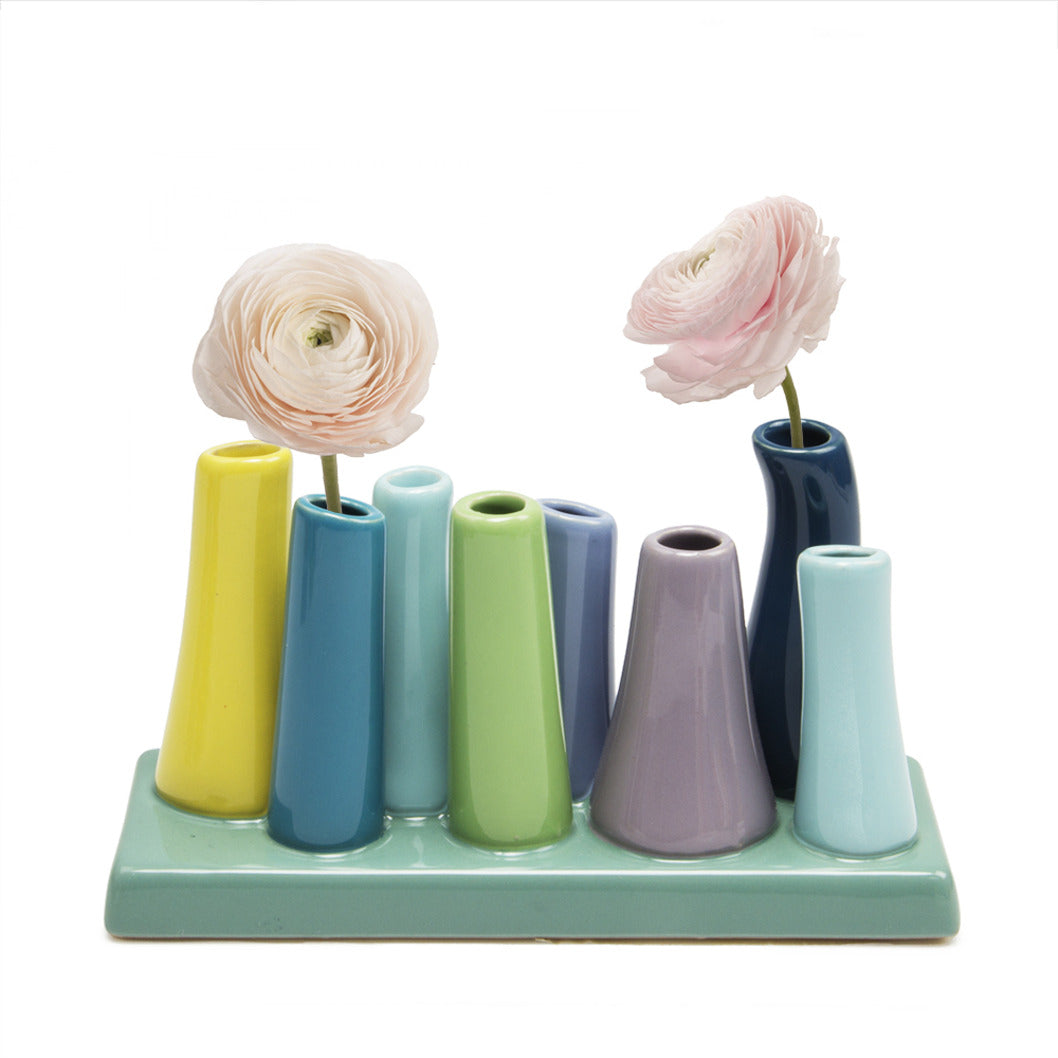 Buttercup Hand-Crafted Tube Bud Vases