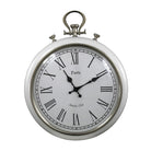 Paris Fob Style Wall Clock In White