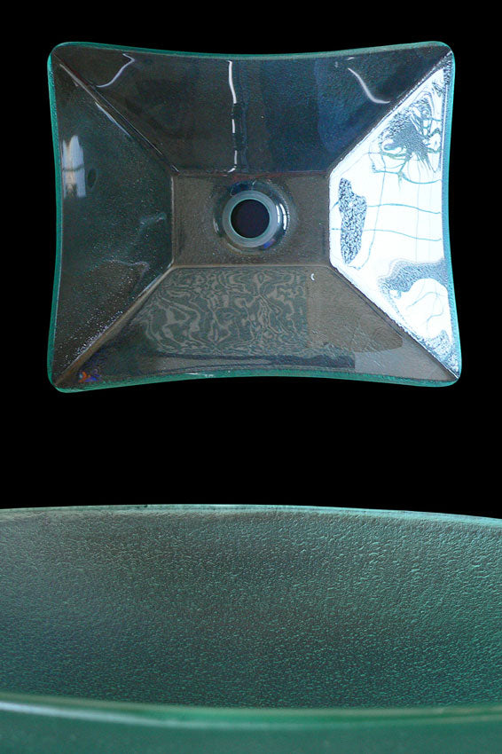 Stunning Handmade Fusion Glass Basin