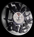 Three Ls Record Wall Clock On Silver Record