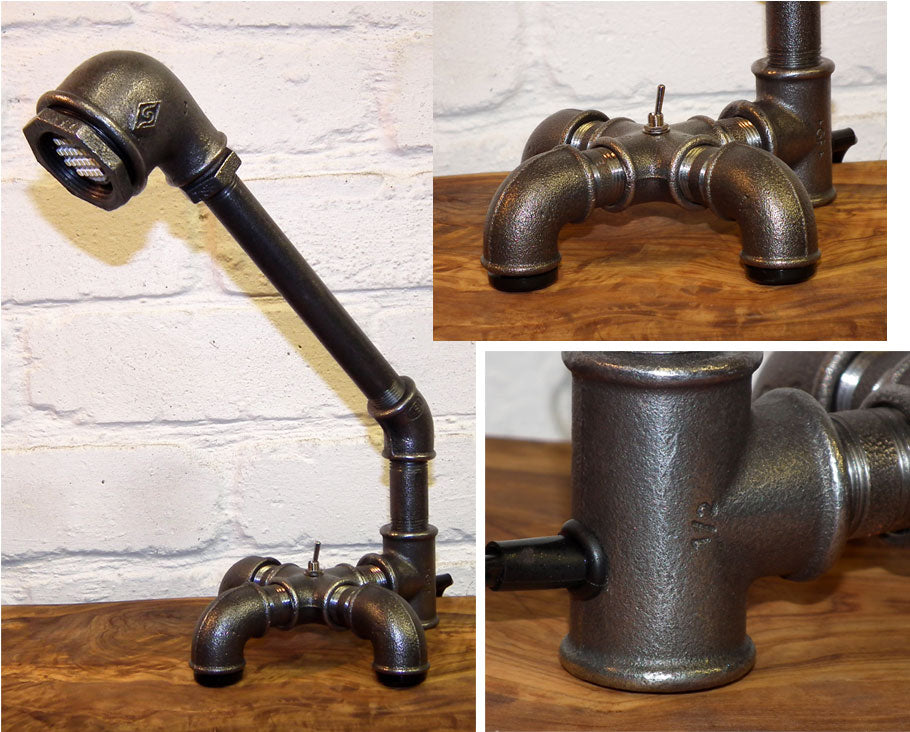 Funky Industrial Table Lamp