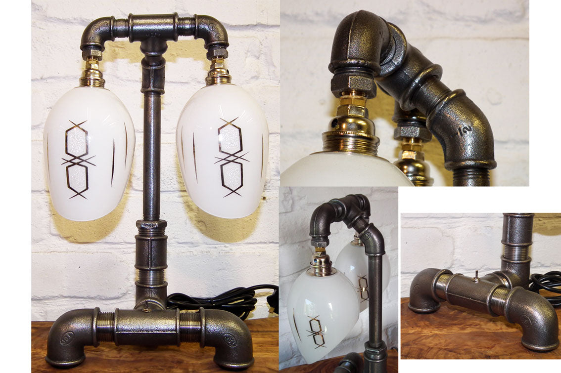 Funky Industrial Table Lamp