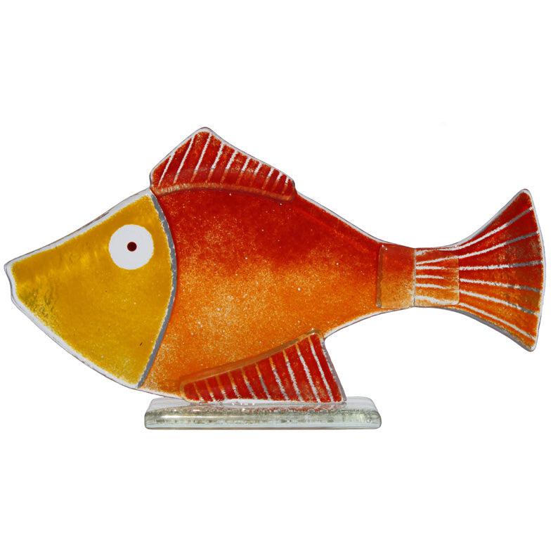 Hand Crafted Glass Fish Goldie