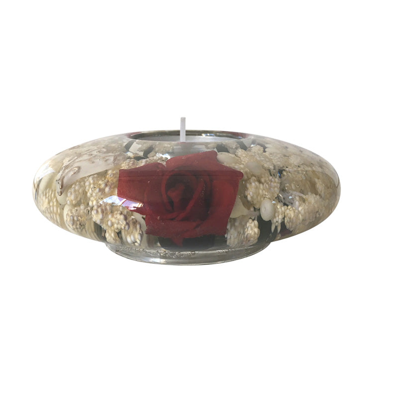 Red Rose Themed Tea Light Holders