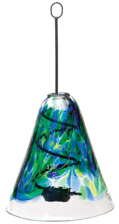 Oceania Hand Blown Glass Tea Light Lantern