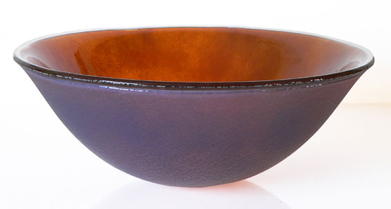 Stunning Handmade Fusion Glass Basin