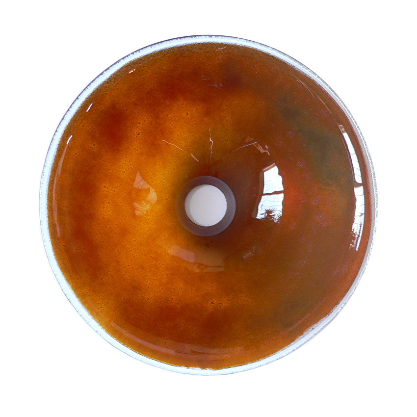 Stunning Handmade Fusion Glass Basin