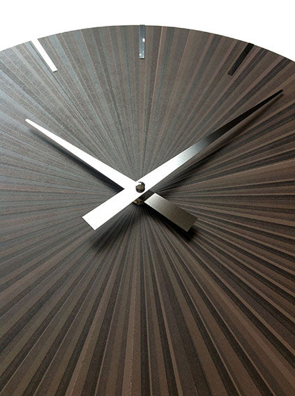 Brown Spectrum Handmade Wall Clock