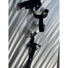 Dramatic Black Swirl Metal Ribbon Wall Art
