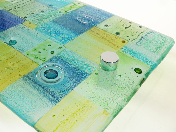 Fused Glass Wall Artwork Panel