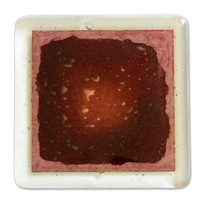 Romana Mocha Handmade Glass Coaster