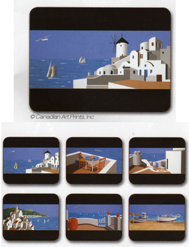 Indigo Skies 6 Placemat Set