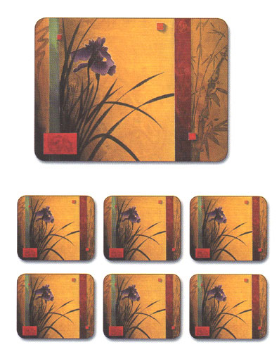 Jardin Boheme 6 Coaster Set