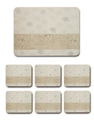 Modern Floral 6 Coaster Set