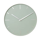 Metal Clock With Mint Green Face