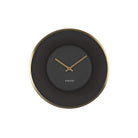 Modern Wall Clock In Black And Gold