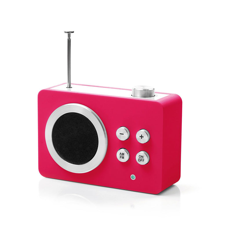 Classic Mini Radio In Red