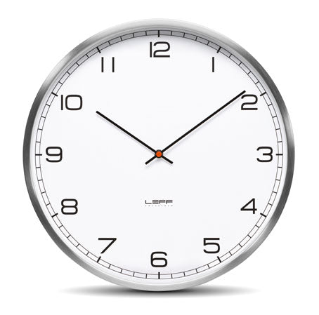 Sale - Stainless Steel Wall Clock In White
