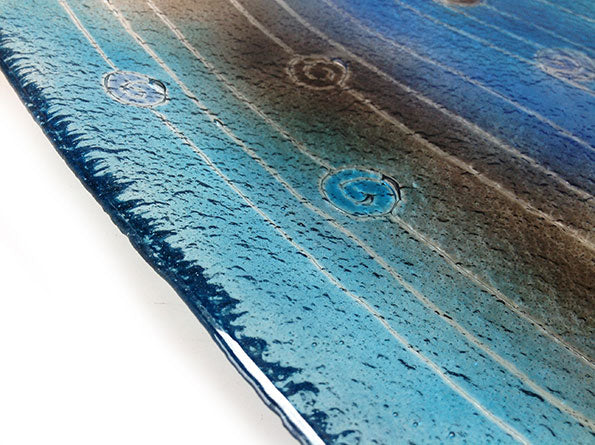 Swirls And Twirls Fused Glass Dish