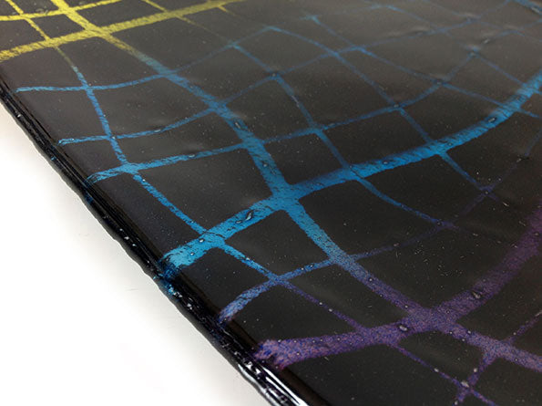 Spider Web Fused Glass Dish