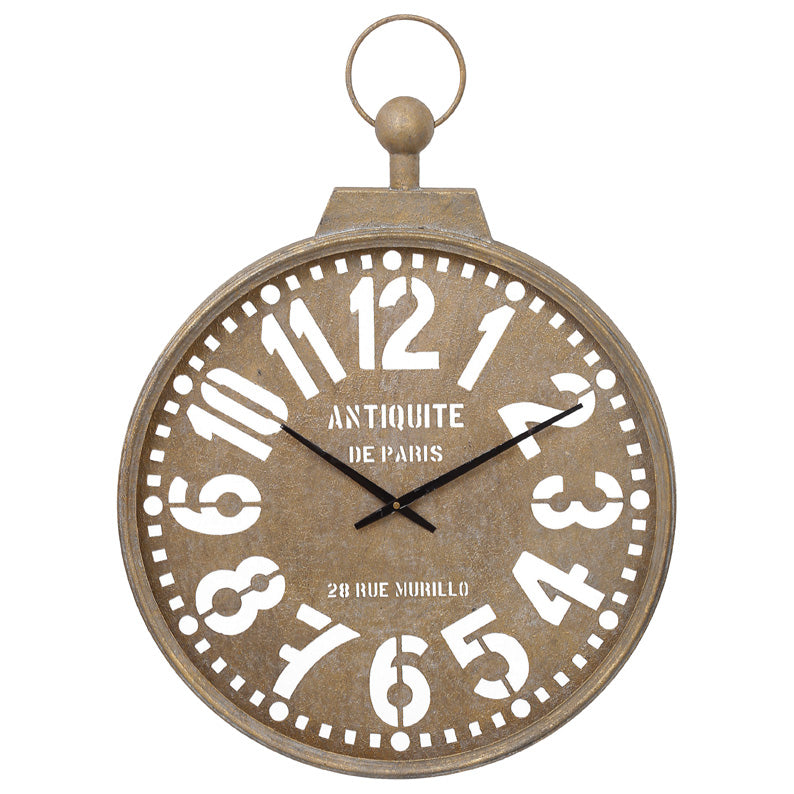 Parisian Fob Style Wall Clock