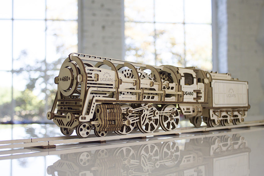 Steam Locomotive - Build Your Own Moving Model By Ugears