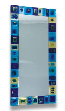 Stunning Large Handmade Glass Mirror