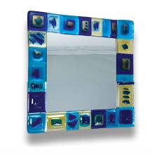 Stunning Large Handmade Glass Mirror