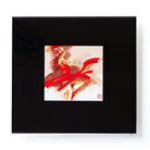 Contemporary Raised Print Art On Glass