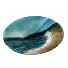Large Seashore Fused Glass Bowl