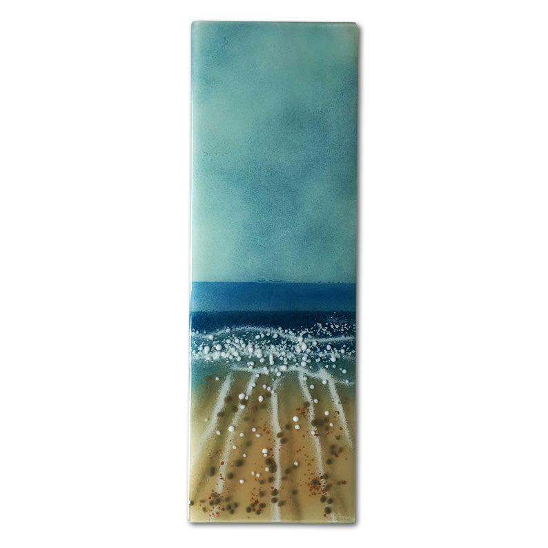 Pebble Beach Fused Glass Panel