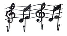 Contemporary Music Notes Metal Wall Hook