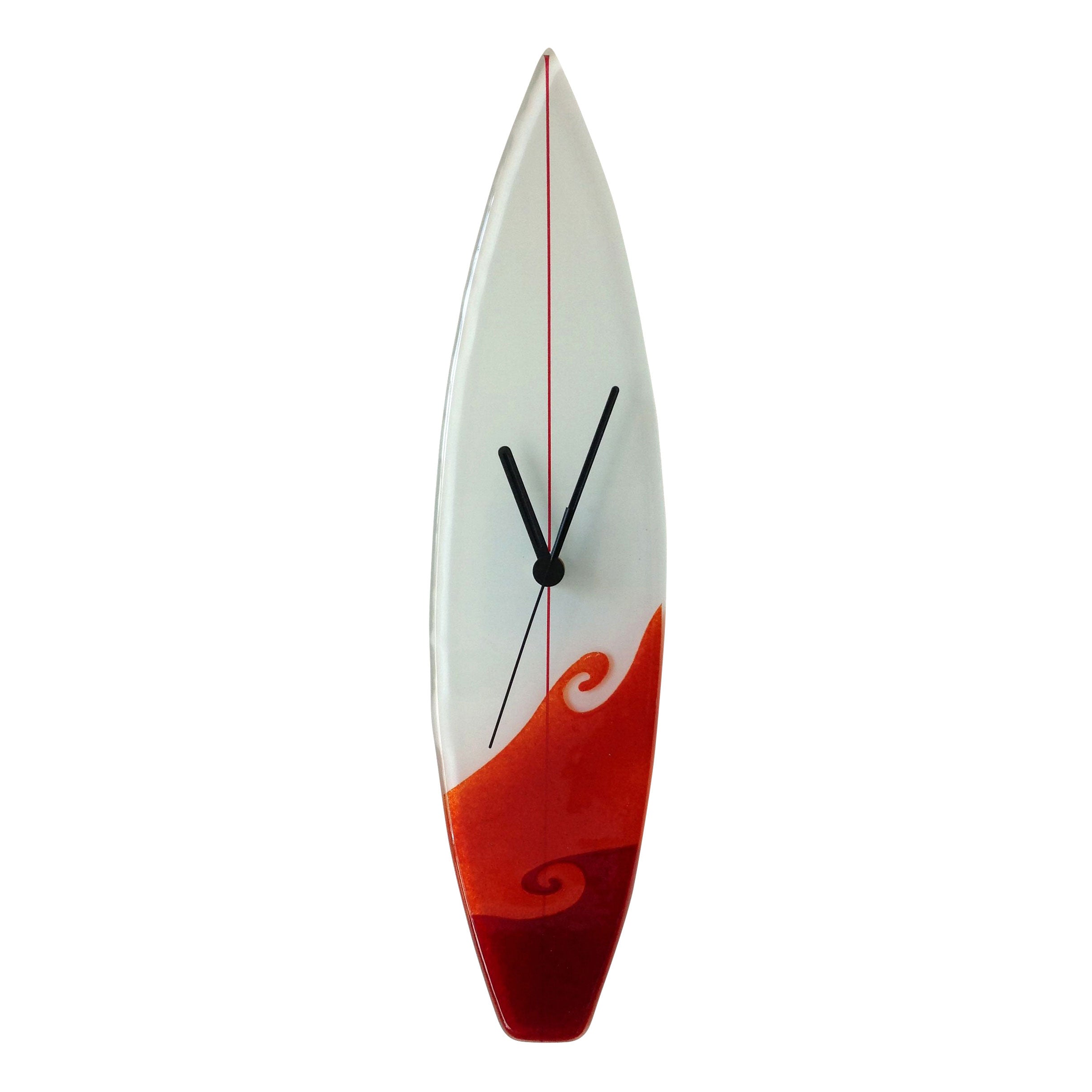 Mixed Waves Surfboard Style Clock