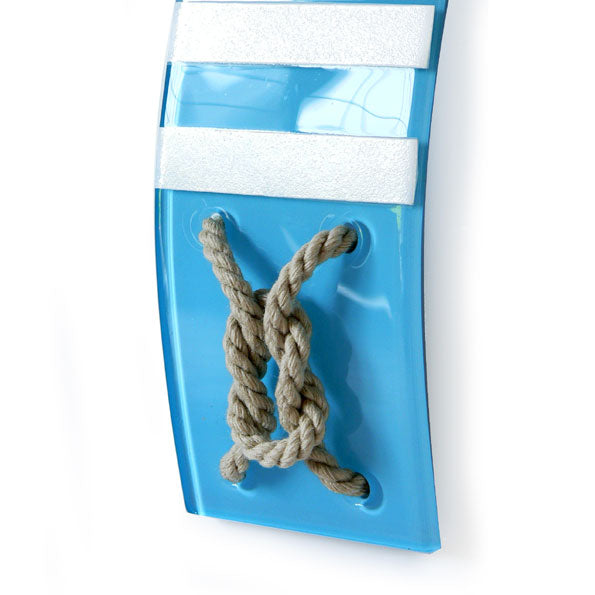 Nautical Themed Fused Glass Wall Clock