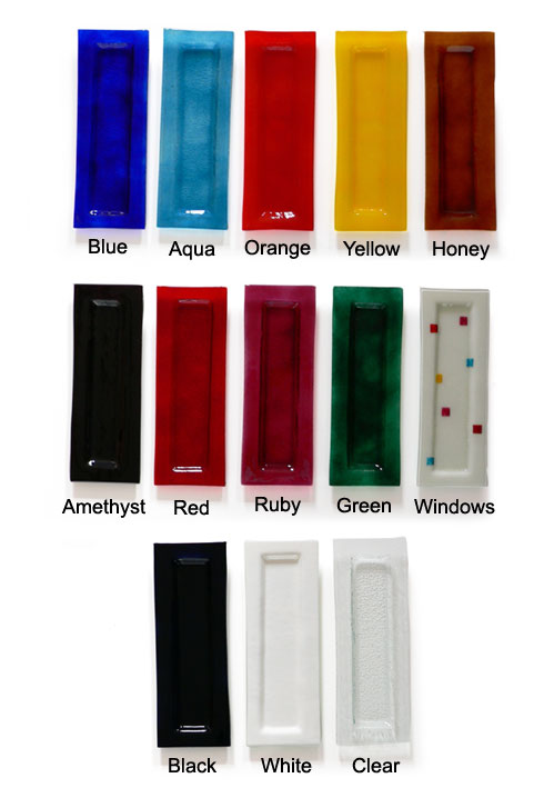 Large Rectangle Fused Glass Tealight Holder/ Soap Dish