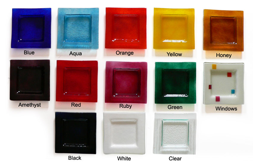 Square Fused Glass Soap Bar/Dispenser Dish