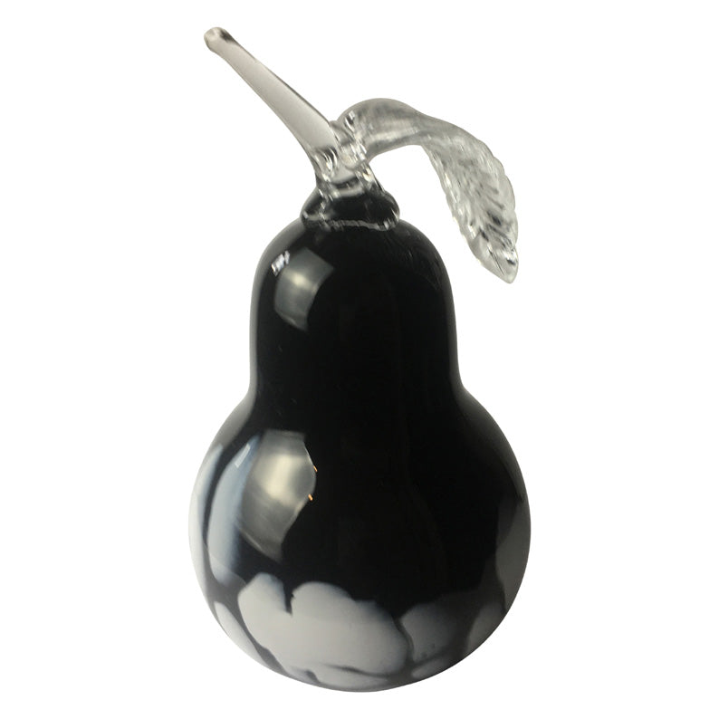 Paperweight Pear In Black And White