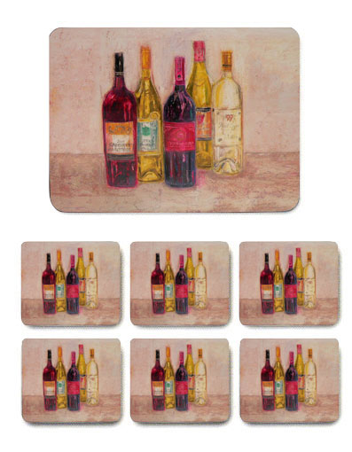 Cellar Collection 6 Placemat Set