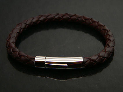 Dark Brown Leather Bracelet