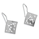 Silver Retro Lace Earrings