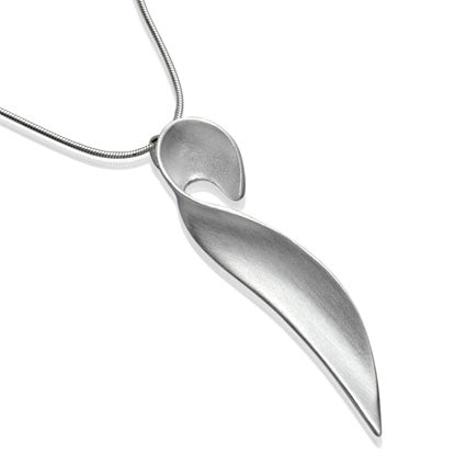 Silver Satin Pendant