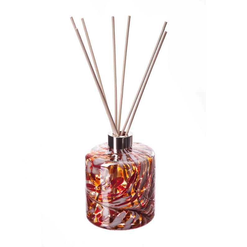Glass Diffuser In Red And White