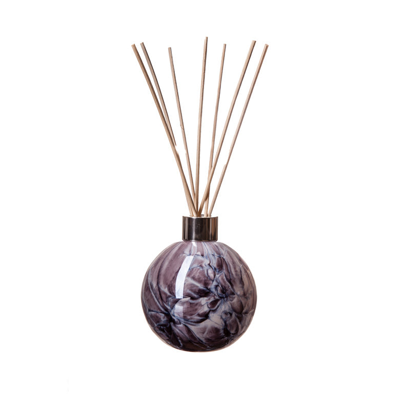 Exquisite Violet Marble Diffuser In Blown Glass