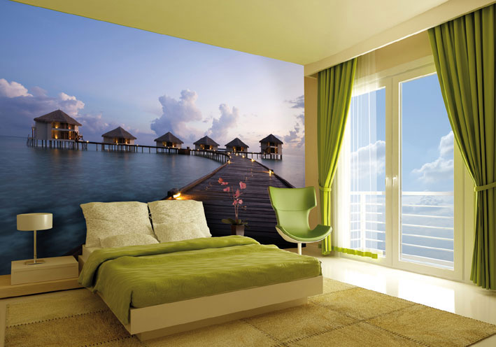 Maldives Dream Statement Wall Wallpaper Mural - 10Ft X 7.6Ft!!
