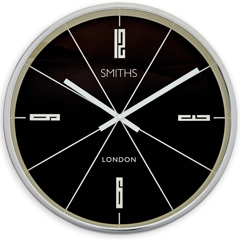 Large Striking Smiths Geometric Wall Clock