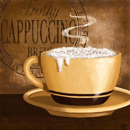 Cappuccino Glass Fronted Print