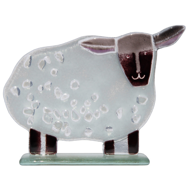 Cute Sheep In Fused Glass
