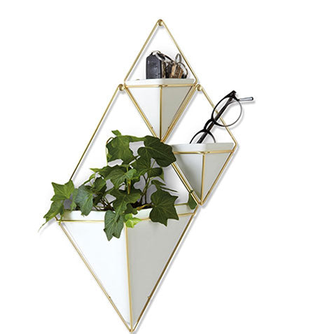 Ceramic Vase In Wire Frame