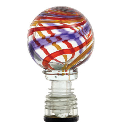 Large Hooray Blown Glass Wine Bottle Stopper