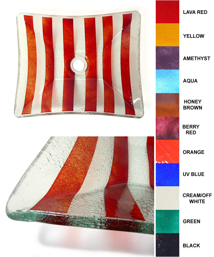 Stunning Handmade Fusion Glass Basin